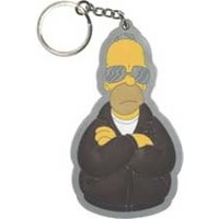 simpsons 25th anniversary keychain