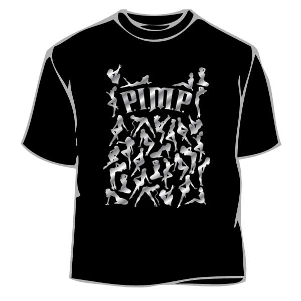 Pimp T-Shirt - Novelty T-Shirt for Men - Funny T-Shirt image