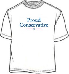 conservative and proud t shirt