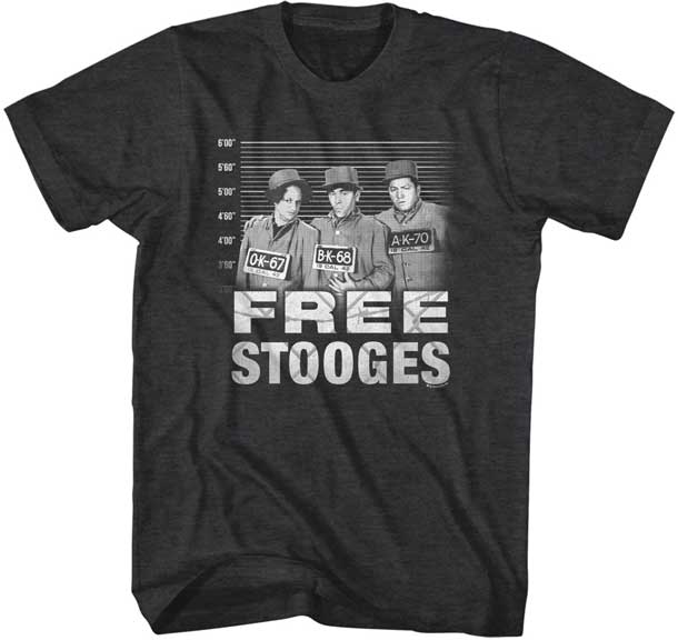 3 stooges tee shirts