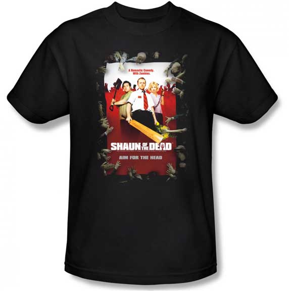 Shaun of the Dead T-Shirt - Shaun of the Dead T-Shirts - Movie Tee ...