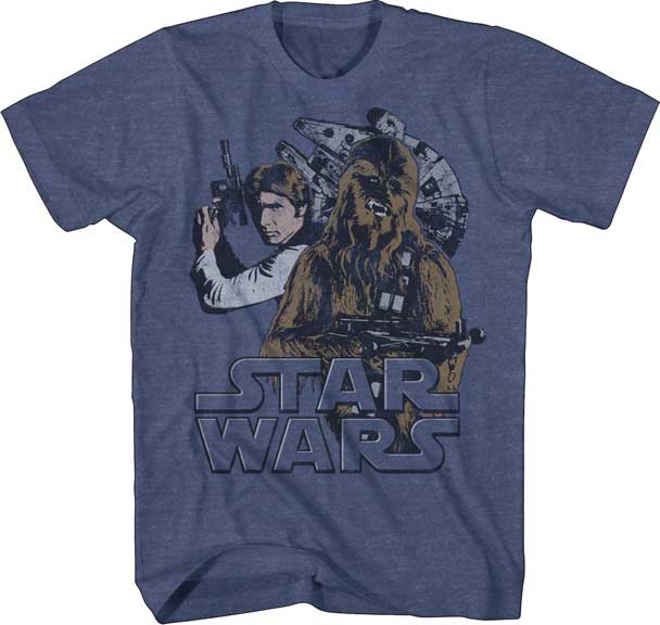 Star Wars Movie Poster T-Shirt - Star Wars Tees - Movie Tee Shirts