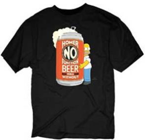 Homer Simpsonn No Function T-Shirt - Simpsons T-Shirts - Tees