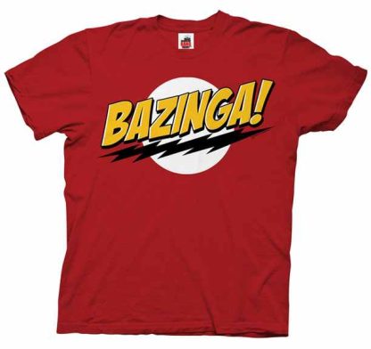 Big Bang Theory T-Shirt - Bazinga Red