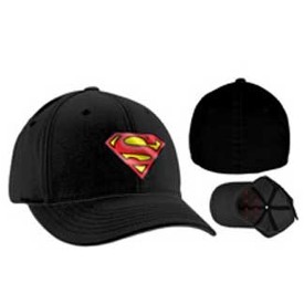 Black Man Of Steel Shield Logo Baseball Hat
