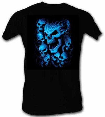 Blue Skull Tee Shirt
