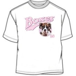 Dog breed boxer puppy tee shirt