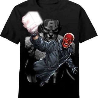 Captain America and Cosmic Cube T-Shirt