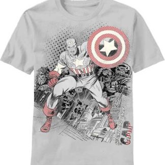 Captain America Vintage Shield T-Shirt