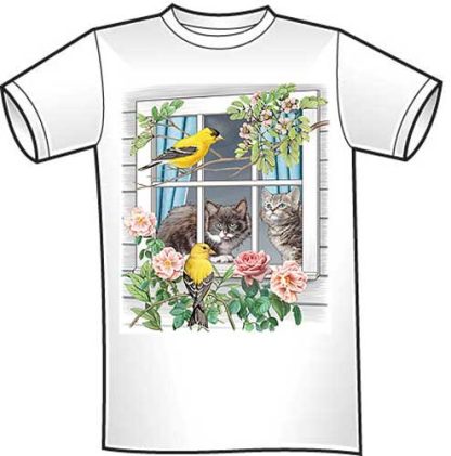 Cats Looking Out The Window T-Shirt