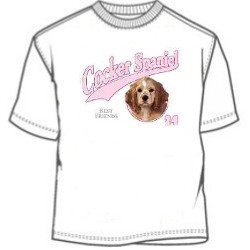 Cocker Spaniel puppy dog tee shirt