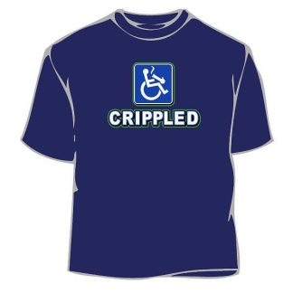 Funny Crippled Marijuana T-Shirt