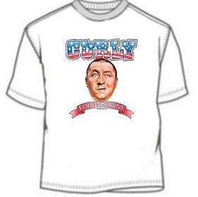 3 Stooges Curly T-Shirts