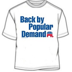 T-Shirt - Back By Demand Republican
