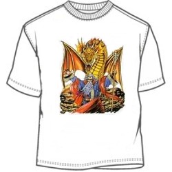 Fantasy Dragon Wizard T-Shirt