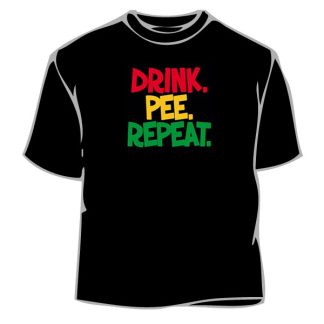 Humorous T-Shirt - Drink Pee Repeat