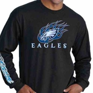 Philadelphia Eagles Long Sleeve Flame Logo