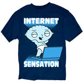 Internet Sensation Family Guy Tee Shirt
