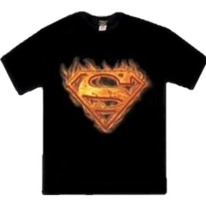 Fire Metal Superman Tees