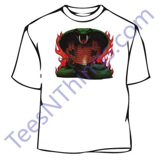Flame King Cobra Snake T-Shirt