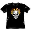 Flaming Skull T-Shirt