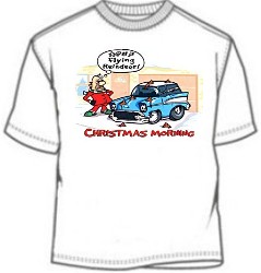 Flying Fucking Reindeer Shit On The Car T-Shirts