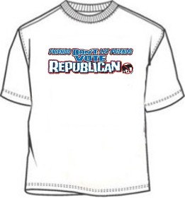 T-Shirt - Friends Don't Vote Republican