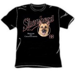 Dog German Shepherd tee shirt