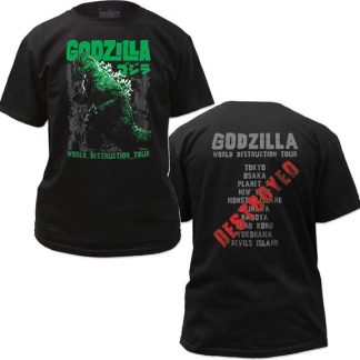 Destruction Godzilla World Tees