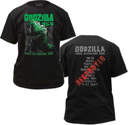 Destruction Godzilla World Tees