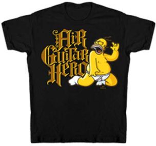 Guitar Hero Homer Simpson Tee Shirt