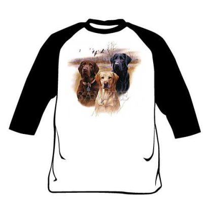 Raglan Shirt - Hunting Dogs