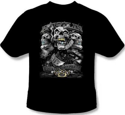 Skull Shirt - Hustlin