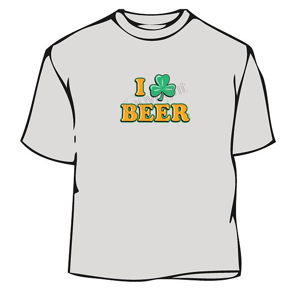 T-Shirt - I Love Irish Beer