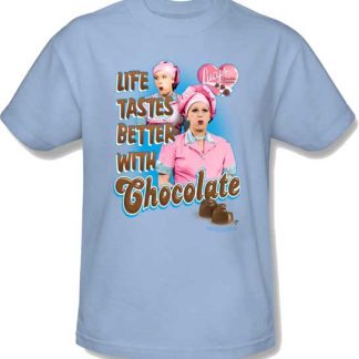 I Love Lucy Better with Chocolate T-Shirt
