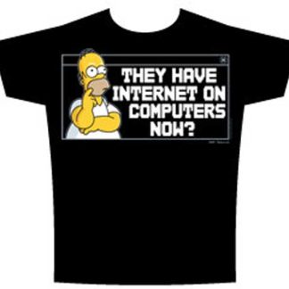 Internet On Computers Now Homer Simpson Tees
