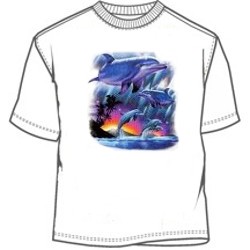 Jumping dolphins tees