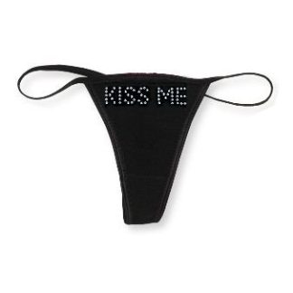Women's kiss me bikini thong underwear