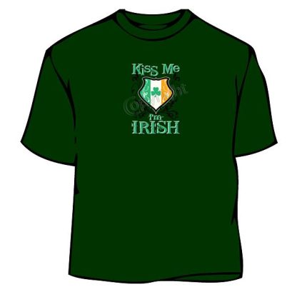 Irish T-Shirt - Kiss me I am
