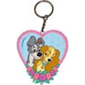 Disney Lady and the Tramp Keychain