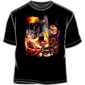 Motorcycle Ghost Rider T-Shirt