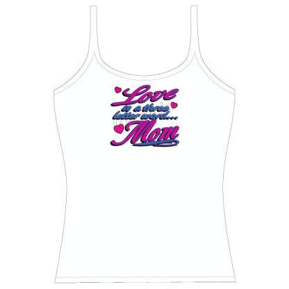 Strap Tank Top - Love and Mom