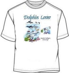 Dolphin lover tee shirt