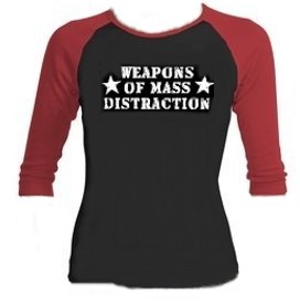 Weapons of Mass Distraction Big Breasts T-Shirt