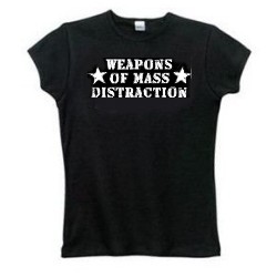 Big Tits Weapons of Mass Distraction Funny Tees