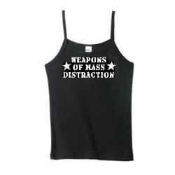 Big Tits Weapons Of Mass Distraction Spaghetti Strap Tank Tops