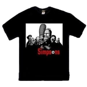 Mobsters Group Shot Simpson T-Shirt
