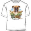 Dog breed boxer tee shirt