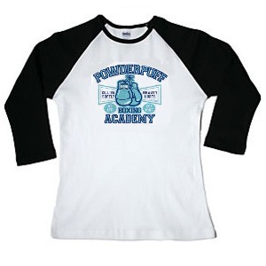 Powderpuff Boxing Academy Raglan T-Shirt