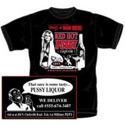 Red Hot Pussy Liquor House Of A 1000 Corpses Movie Tees